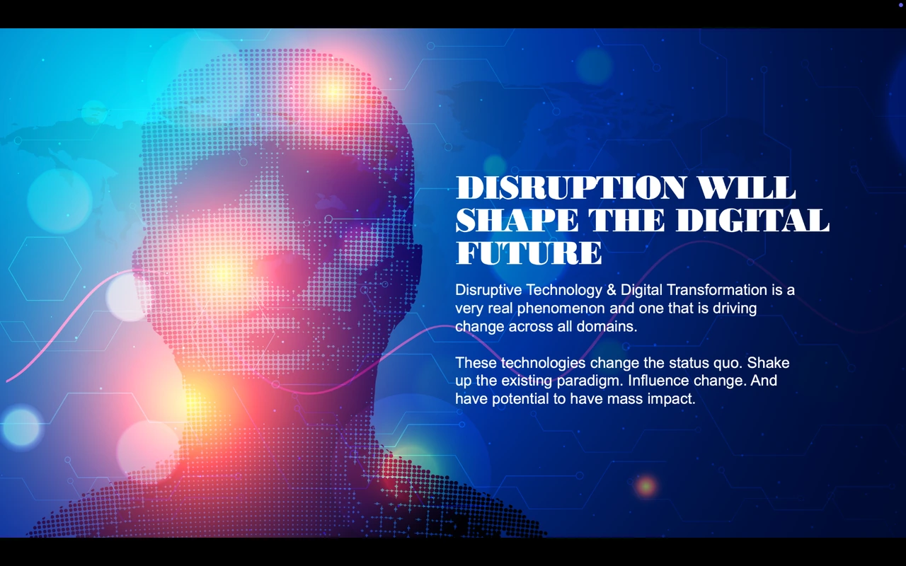 The Digital Future event campaign creative